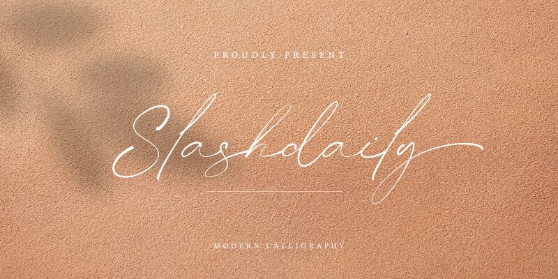 Slashdaily Carattere