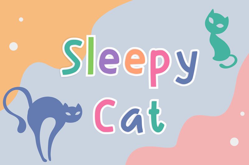 Sleepy Cat Czcionka