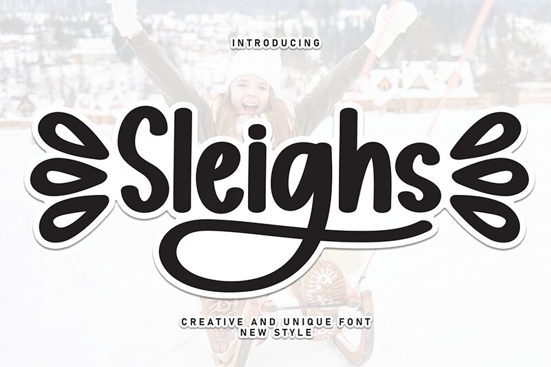 Sleighs Schriftart