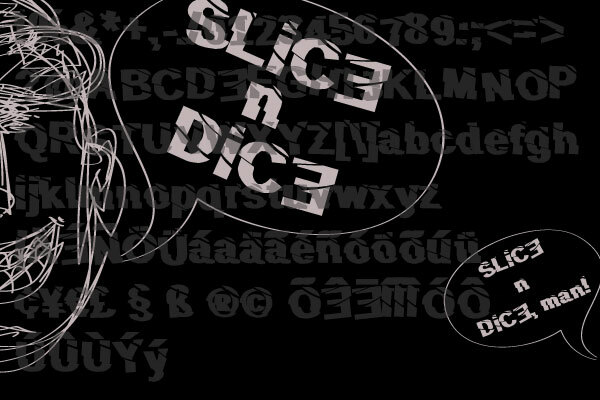 SLiCE n DiCE Font