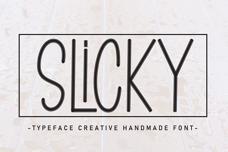 Slicky 字体