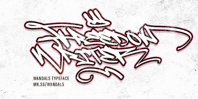 Slim Wandals Font