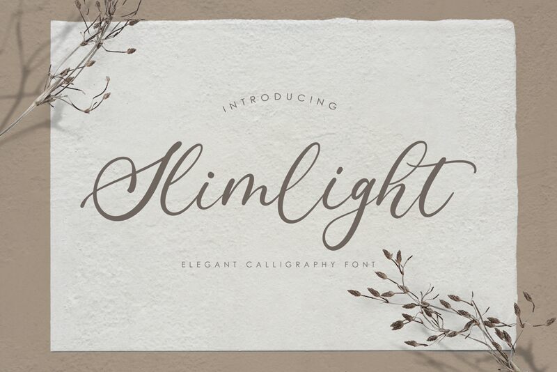Slimlight Carattere