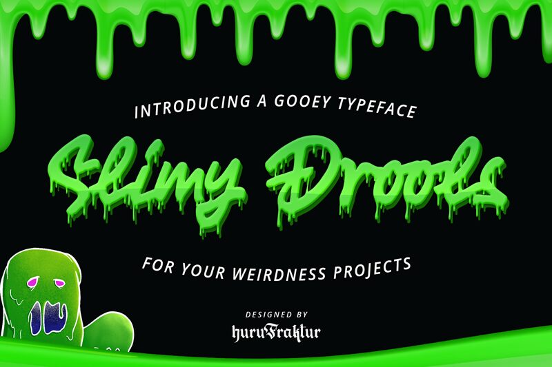Slimy Drool Schriftart