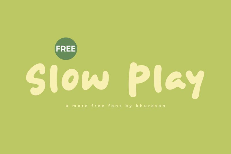 Slow Play Schriftart