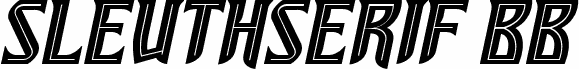 SleuthSerif BB Italic
