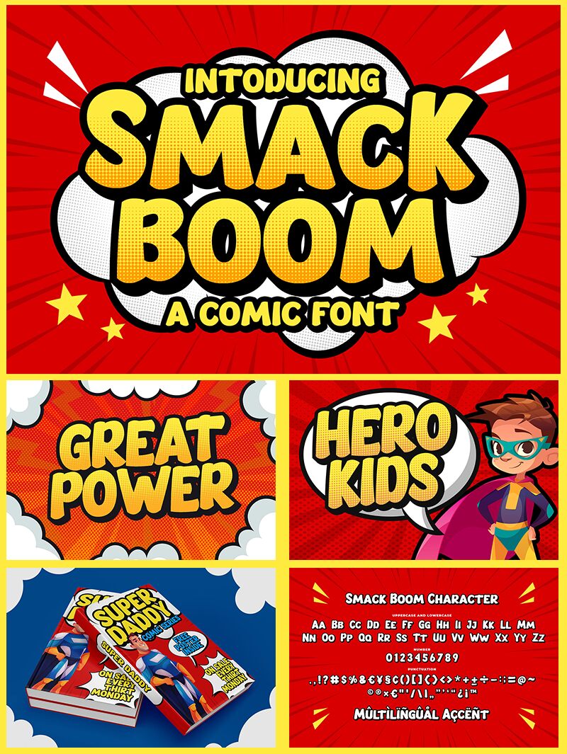 Smack Boom 字体