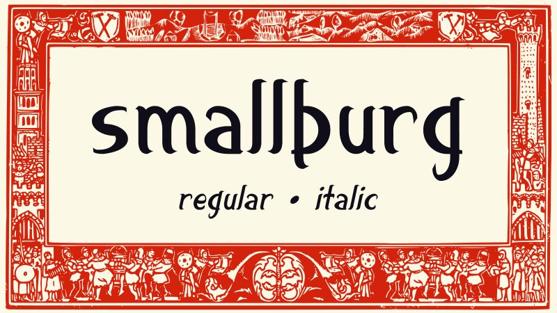 smallburg Schriftart