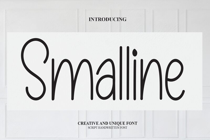 Smalline الخط