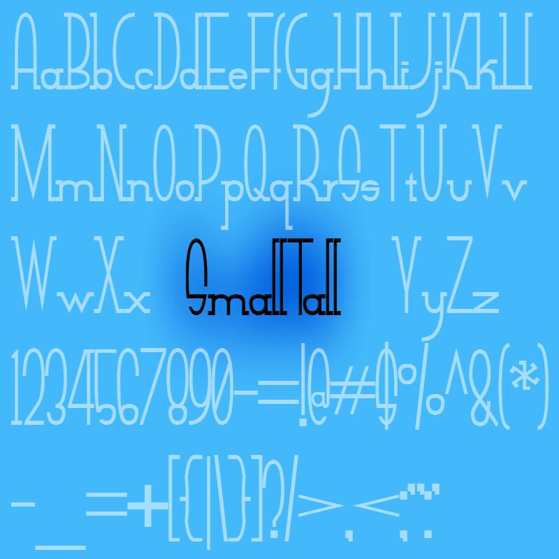 SmallTall Czcionka