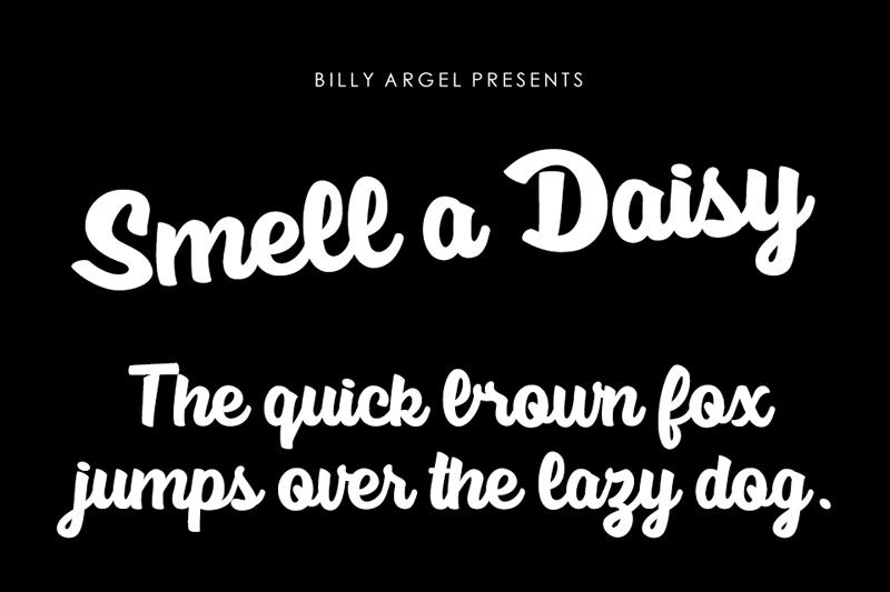 Smell a Daisy Schriftart
