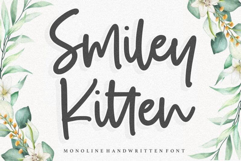 Smiley Kitten 字体