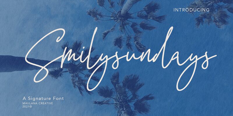 Smilysundays Druh písma