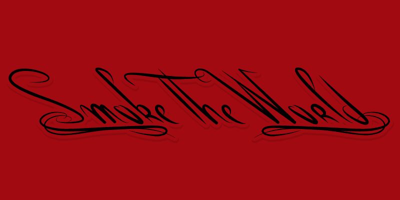 Smoke The World Carattere