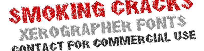 SmokingCracks Schriftart