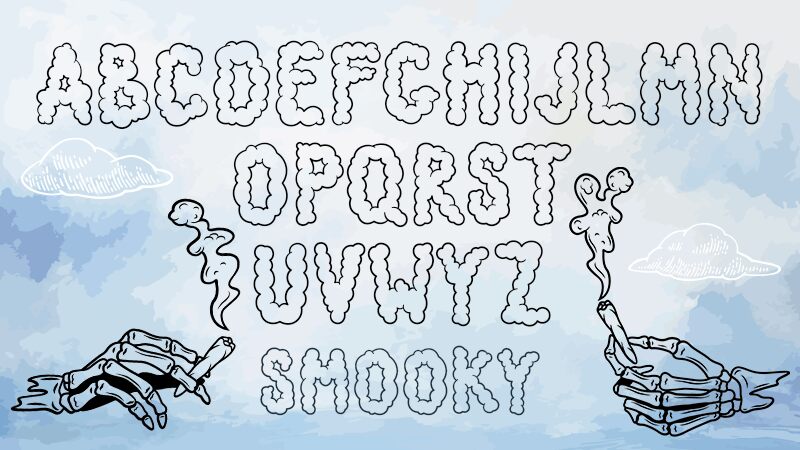 Smooky Шрифт