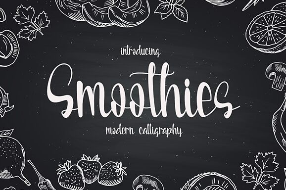 Smoothies Czcionka
