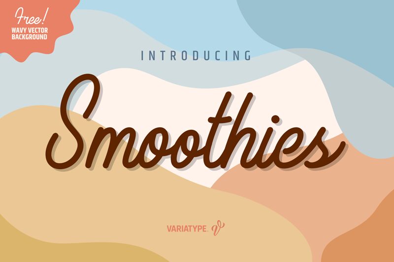 Smoothies 字体