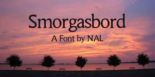 Smorgasbord Czcionka