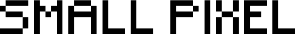 Preview of the Small Pixel Regular font
