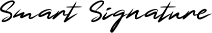 Náhled písma SmartSignature