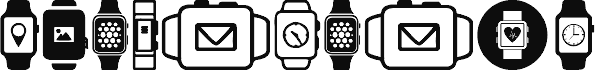 Preview of the Smartwatch font