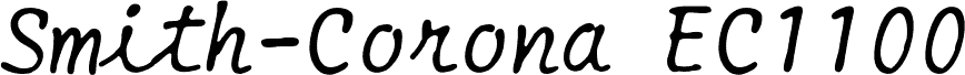 Smith-Corona EC1100 Script