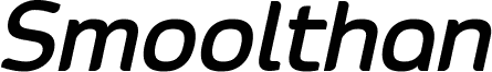 Smoolthan Bold-Italic