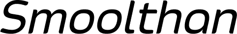 Smoolthan Medium-Italic