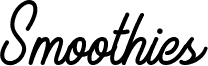 SmoothiesPERSONALUSEONLY