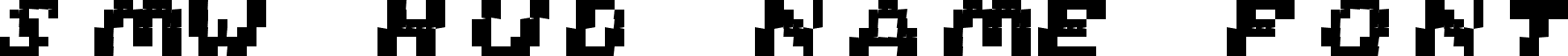 SMW Hud Name Font