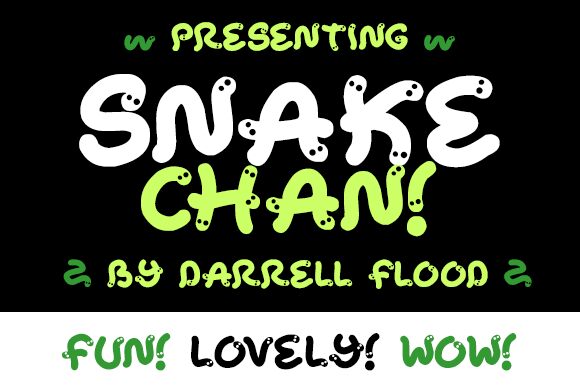 Snake Chan Шрифт
