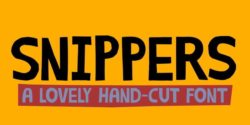 Snippers Schriftart