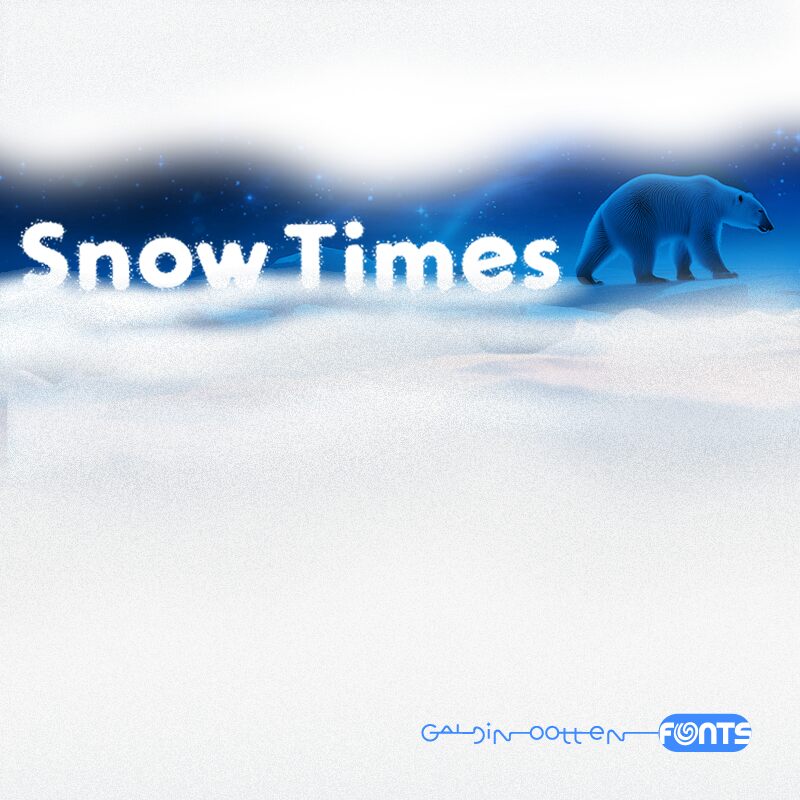 Snow Times Druh písma