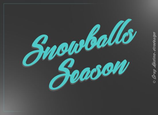 Snowballs Season Czcionka