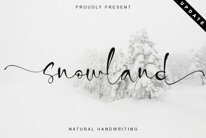 snowland 字体
