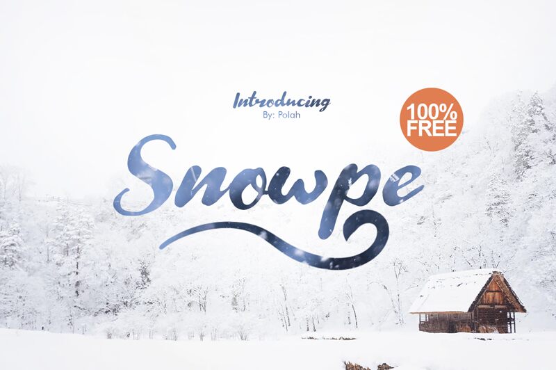 Snowpe Schriftart
