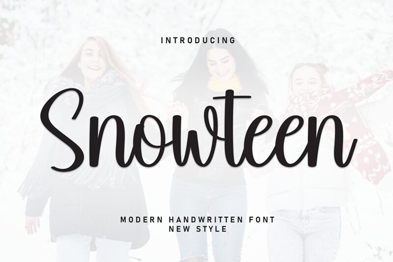 Snowteen 字体