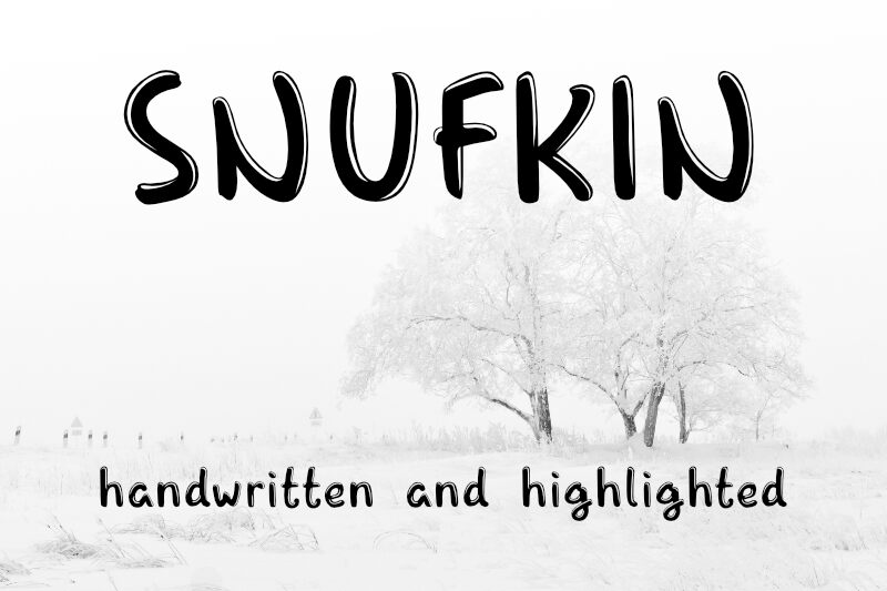 Snufkin Schriftart
