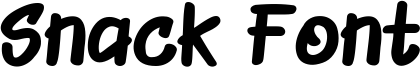 Snack Font