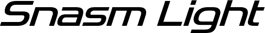 Snasm Light Italic