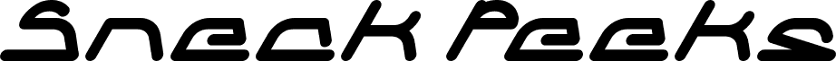 Sneak Peeks Italic