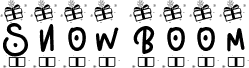 Vorschau der Schriftart Snow Boom Christmas