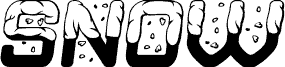 Snow Italic font