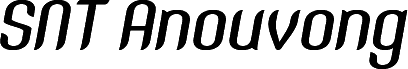 SNT Anouvong Bold Italic