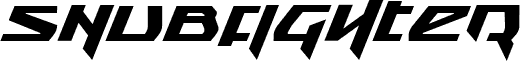 Snubfighter Bold Italic