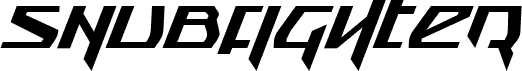 Snubfighter Condensed Italic