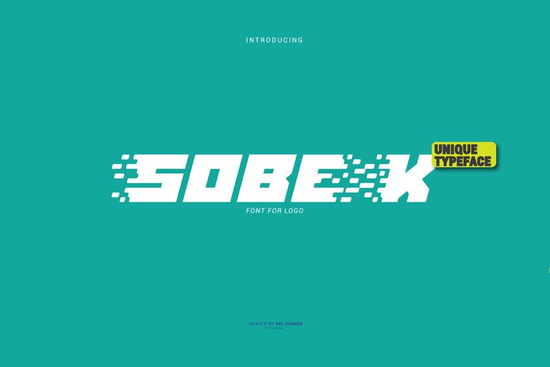 Sobek Regular — Prezentace písma