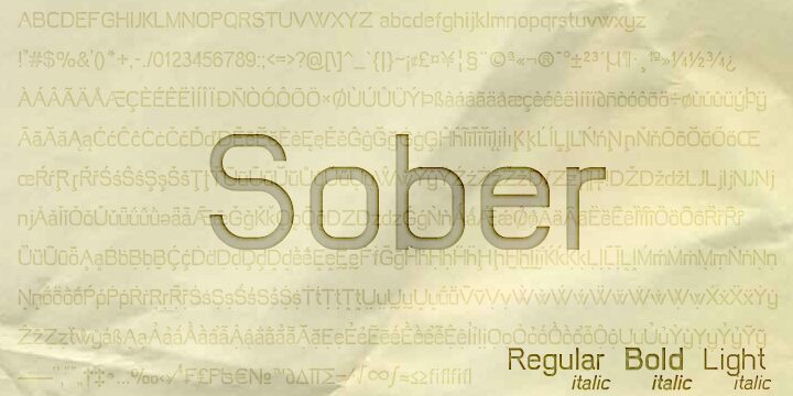 Sober Carattere