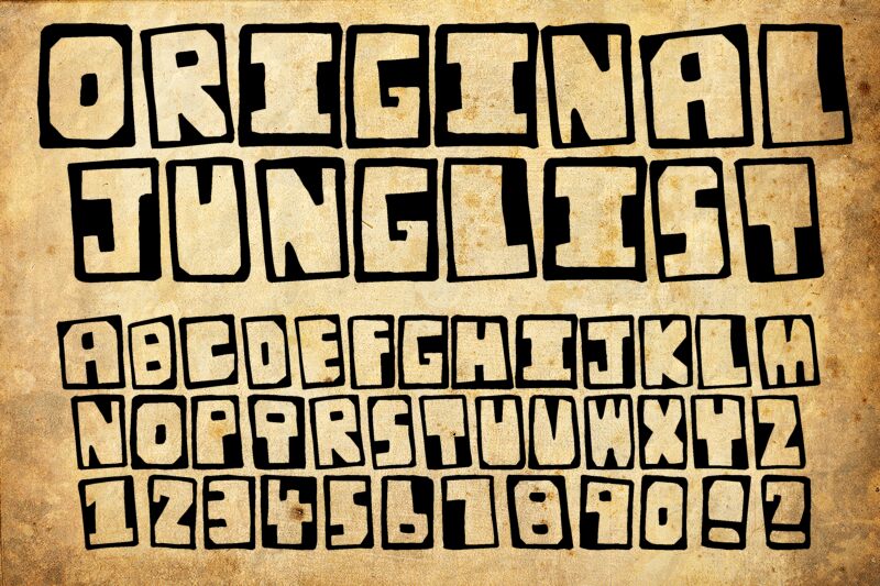 Original Junglist 字体